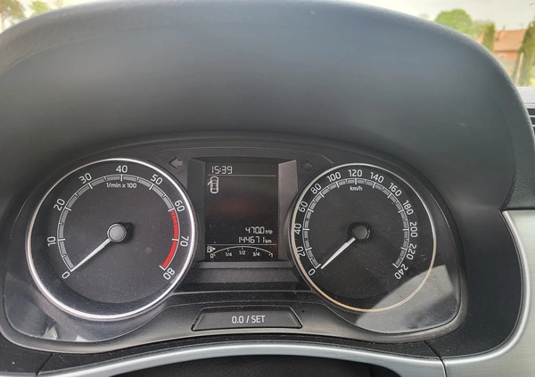 Skoda Fabia cena 39500 przebieg: 144000, rok produkcji 2019 z Łomża małe 67